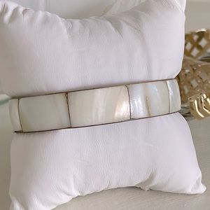 Vintage Mother of pearl bangle bracelet
